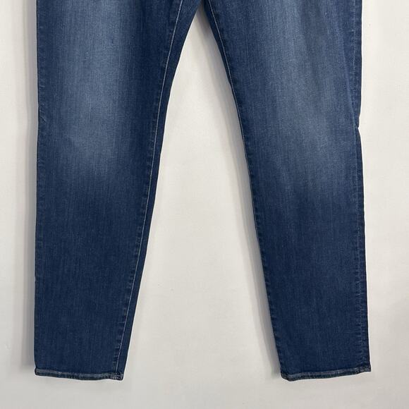 7 For All Mankind Jeans 36 x 34 Mens Slimmy Slim Straight Leg Luxe Sport NEW - Picture 2 of 10